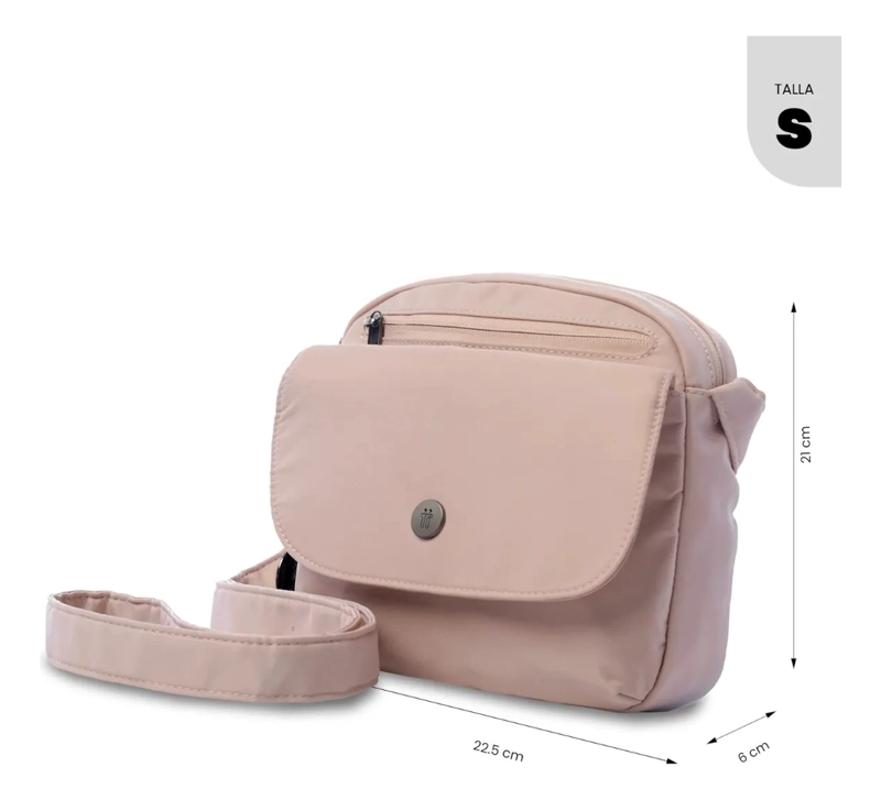 BOLSO PARA MUJER CORNEANA TIPO CROSSBODY PEQUEÑO BEIGE - 3