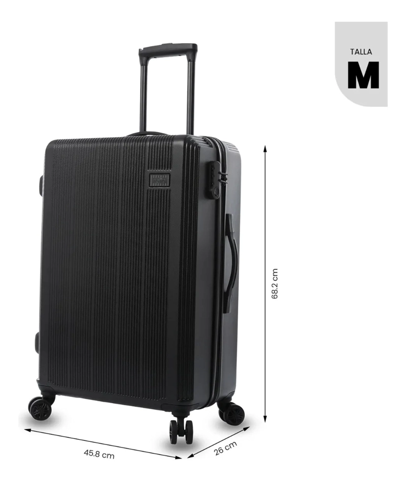 MALETA DE VIAJE MEDIANA 360 SKO NEGRA - 3