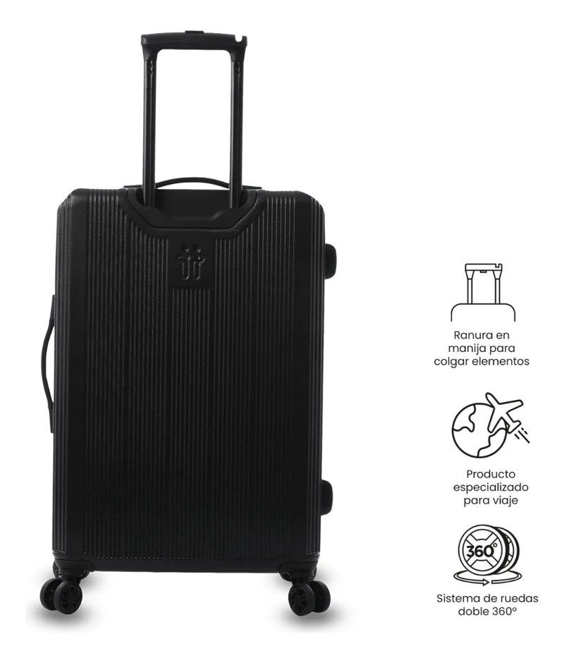 MALETA DE VIAJE MEDIANA 360 SKO NEGRA - 6