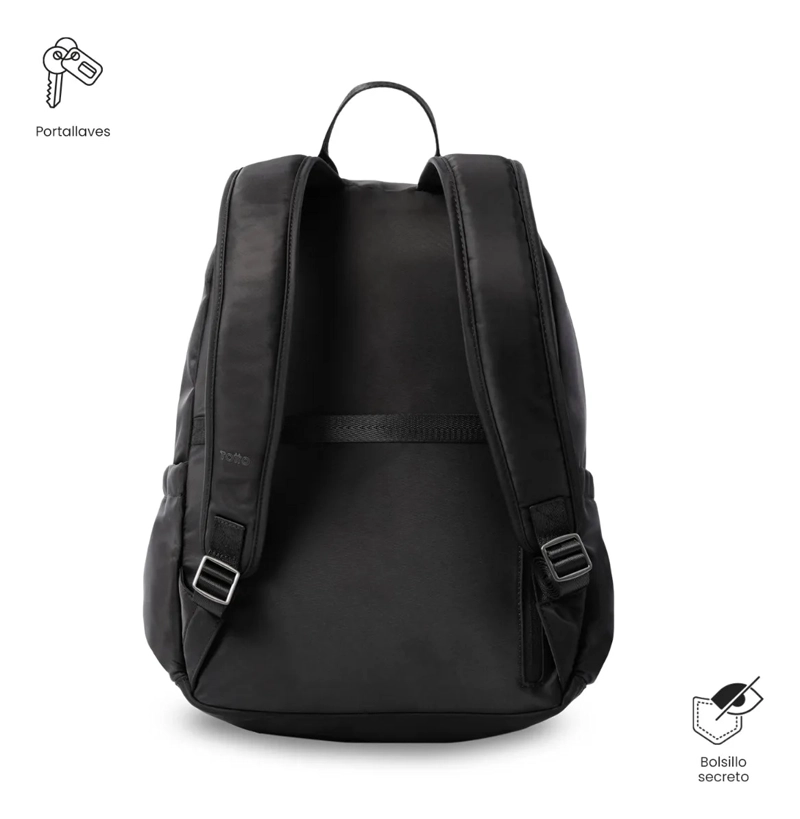 MOCHILA UNIVERSITARIO CORNEANA PORTA PC 14  NEGRO MUJER - 4