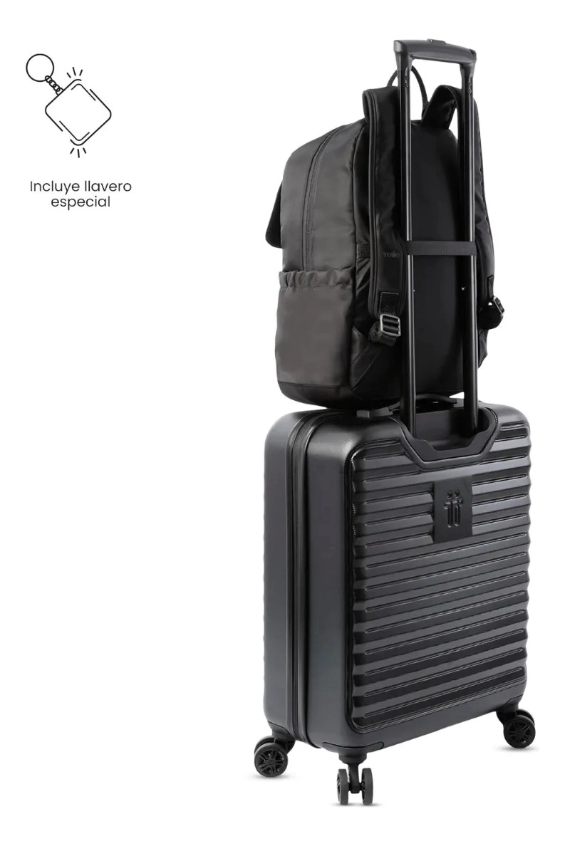 MOCHILA UNIVERSITARIO CORNEANA PORTA PC 14  NEGRO MUJER - 6