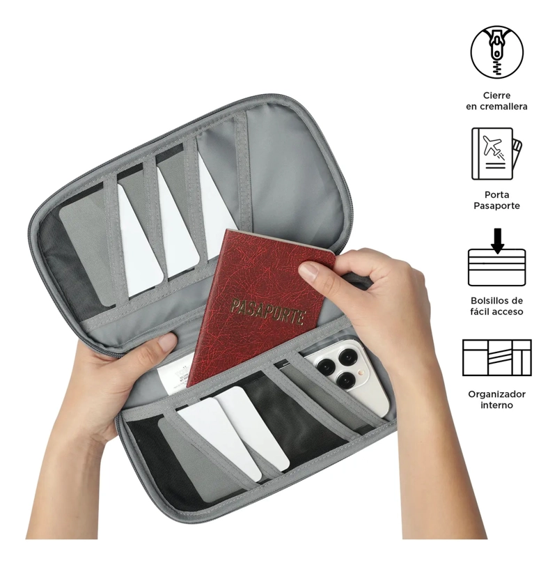 PORTAPASAPORTE ORGANIZADOR COMPLYT TOTTO - 3