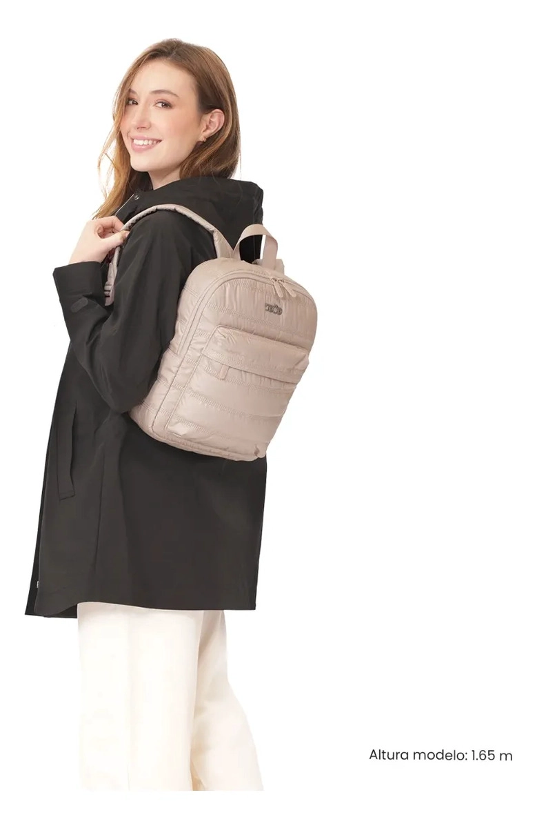 BOLSO PEQUEÑO PARA MUJER MOXI BEIGE - 2