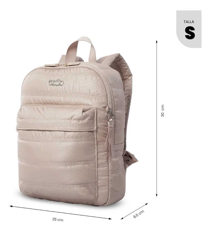 BOLSO PEQUEÑO PARA MUJER MOXI BEIGE - 3