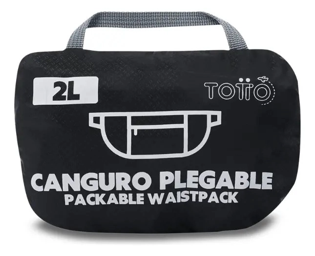 BANANO DE VIAJE TOTTO PLEGABLE ORBIT 2 NEGRO - 1