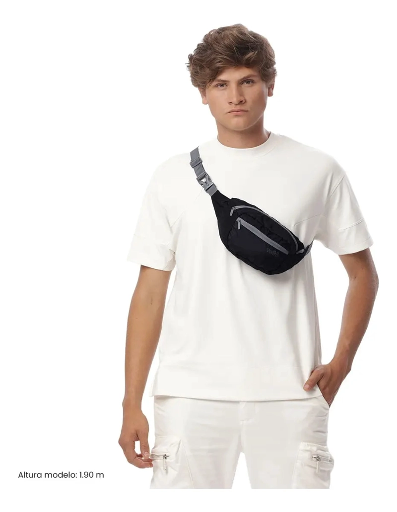BANANO DE VIAJE TOTTO PLEGABLE ORBIT 2 NEGRO - 7