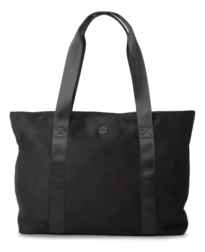 TOTE BAG PARA MUJER MIXI GAM EN GAMUZA GRANDE NEGRO - 1