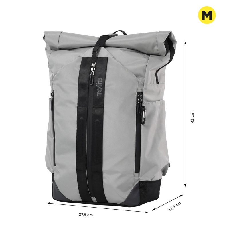 MOCHILA HOMBRE SPURN 2.0 DEPORTIVO SILVER - 3