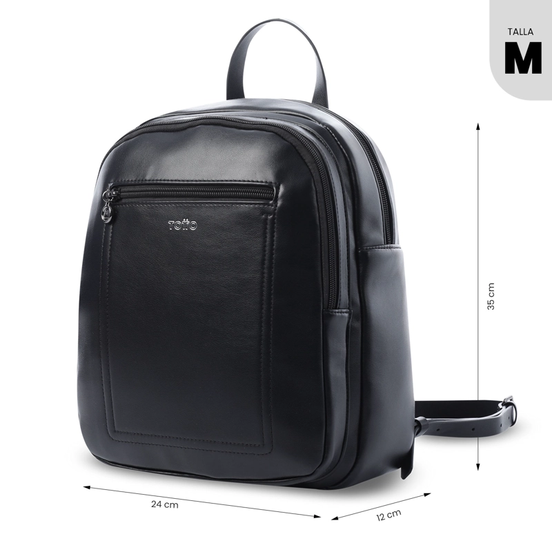 MOCHILA UNIVERSITARIO DE MODA STYLE 2 NEGRO MUJER - 3