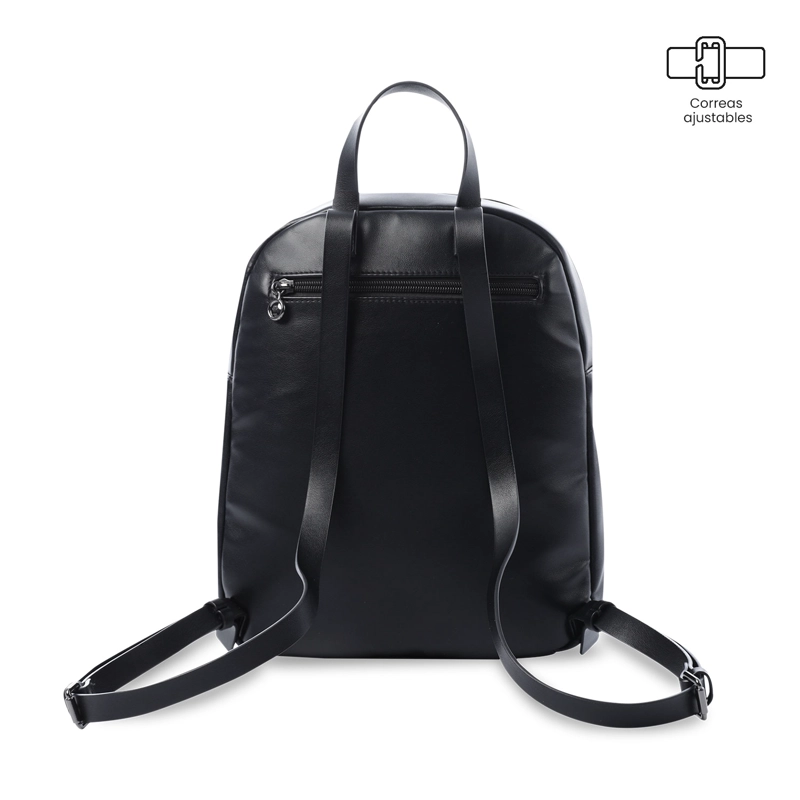 MOCHILA UNIVERSITARIO DE MODA STYLE 2 NEGRO MUJER - 4
