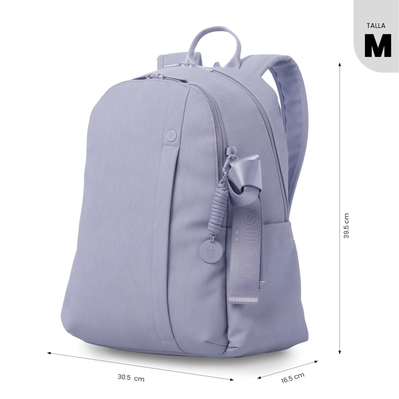 MOCHILA EJECUTIVA PORTA PC 14  BOW MORADO MUJER - 3
