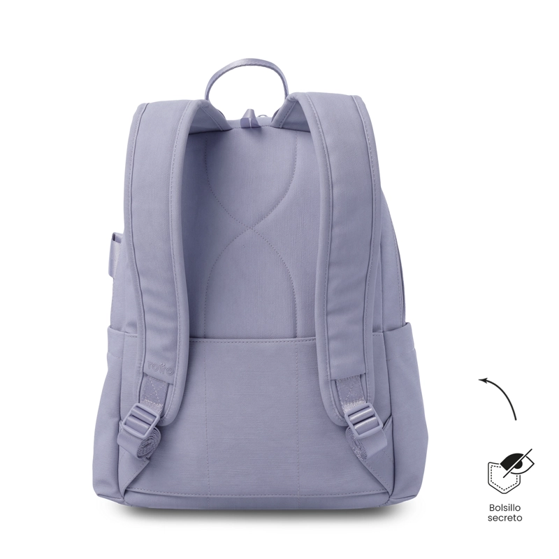 MOCHILA EJECUTIVA PORTA PC 14  BOW MORADO MUJER - 4