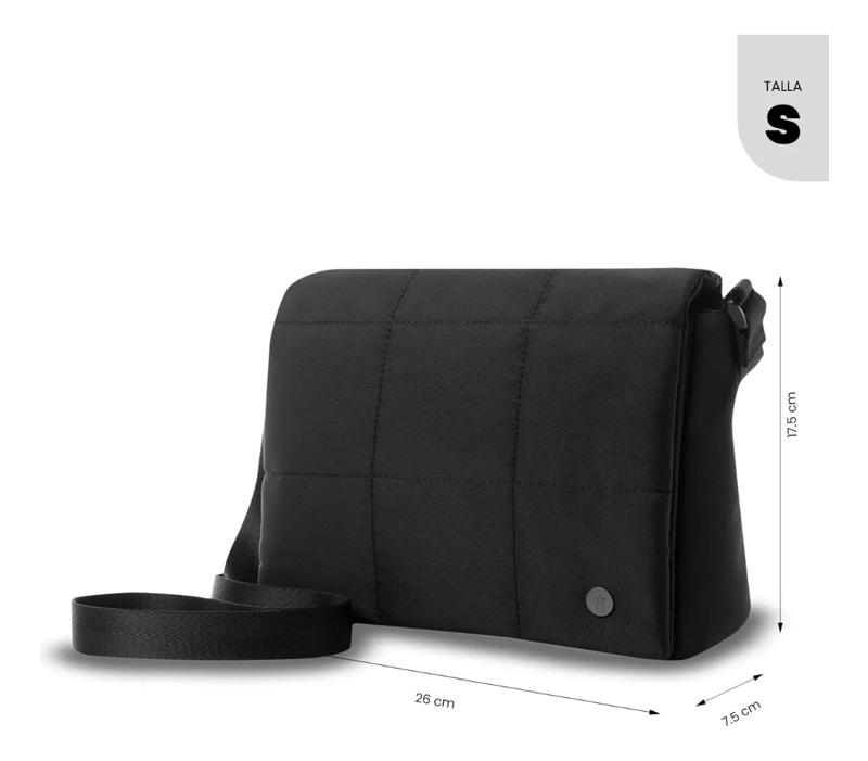 BOLSO PARA MUJER FREYA TIPO CROSSBODY PEQUEÑO NEGRO - 3