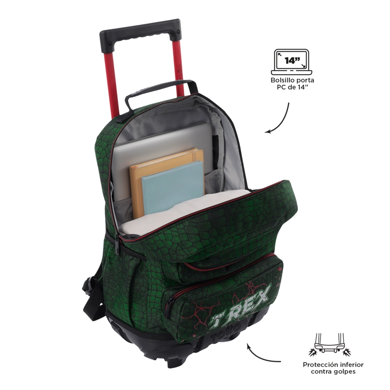 MOCHILA RUE BOMPER REX DINO M - 5
