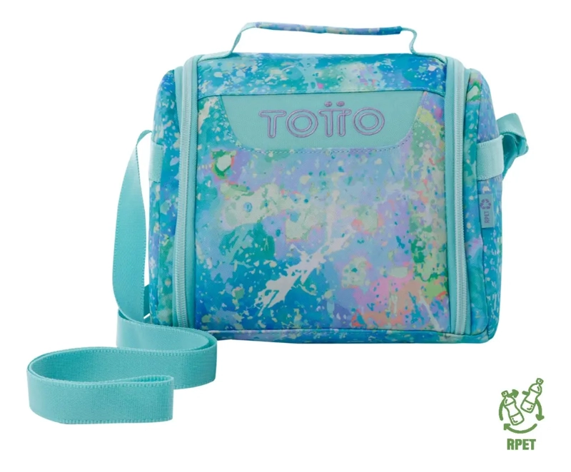 TOTTO LONCHERA TE RMICA ESCOLAR NIÑA RPET IMPERMEABLE PIZ242 - 1