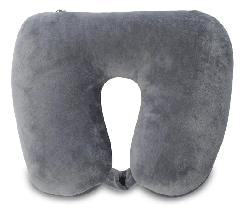 ALMOHADA DE VIAJE COJIN 2 EN 1 CLOUD COLOR GRIS - 1