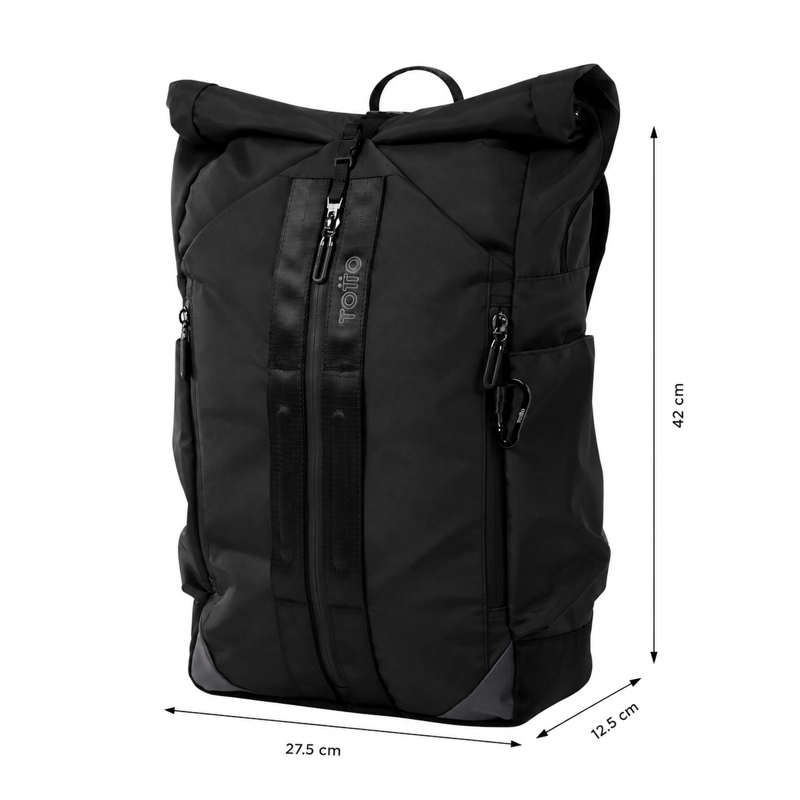 MOCHILA UNIVERSITARIA SPURN 2.0 PORTA PC 14' NEGRO HOMBRE - 2