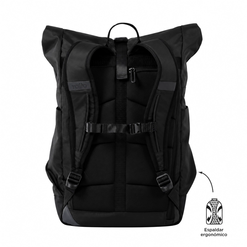 MOCHILA UNIVERSITARIA SPURN 2.0 PORTA PC 14' NEGRO HOMBRE - 3