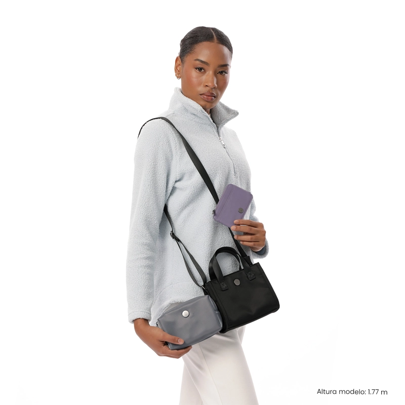 KIT PARA MUJER X3 CARTERA CROSSBODY+NECESER +PORTADOCUMENTOS - 2