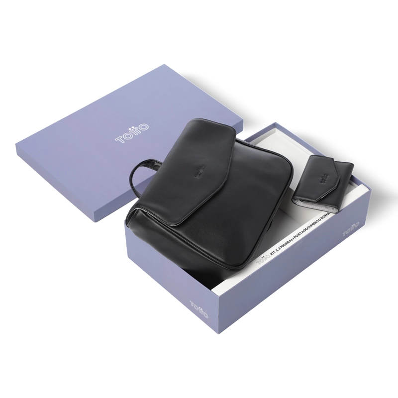 KIT PARA MUJER X2 CARTERA TIPO MOCHILA +PORTADOCUMENTOS ROMA - 1