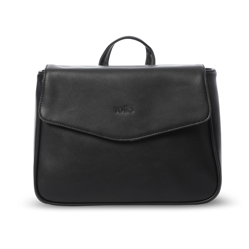 KIT PARA MUJER X2 CARTERA TIPO MOCHILA +PORTADOCUMENTOS ROMA - 4
