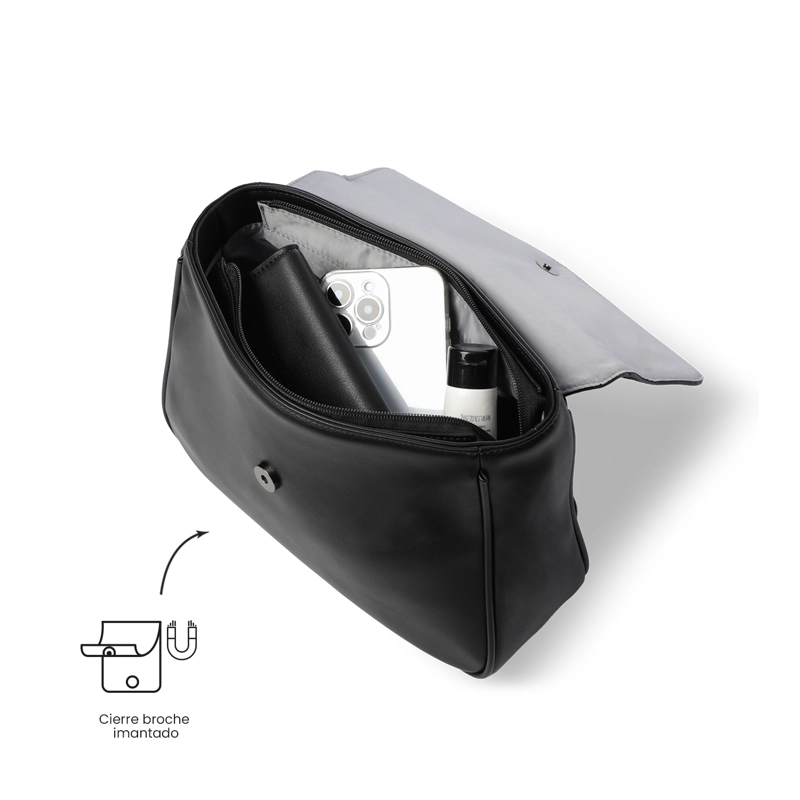 KIT PARA MUJER X2 CARTERA TIPO MOCHILA +PORTADOCUMENTOS ROMA - 7