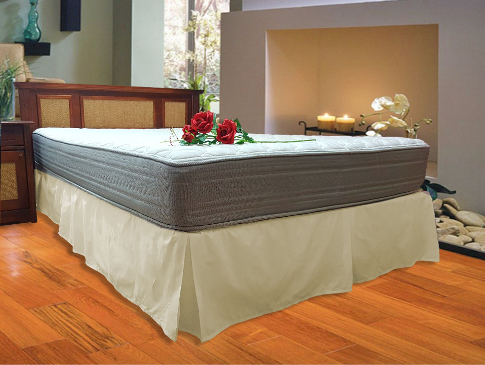 FALDON 200 HILOS KING LISO CRUDO VICTORIANAS - 2