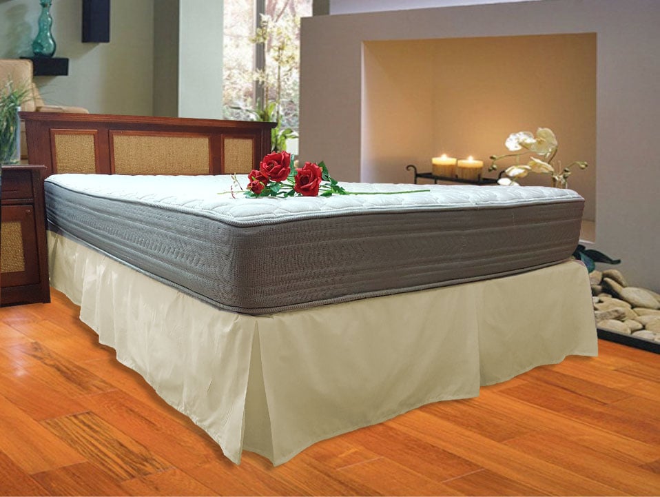 FALDON 200 HILOS SUPER KING LISO CRUDO VICTORIANAS - 2