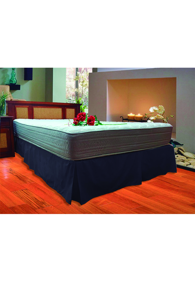 FALDON 200 HILOS QUEEN LISO NEGRO VICTORIANAS - 2