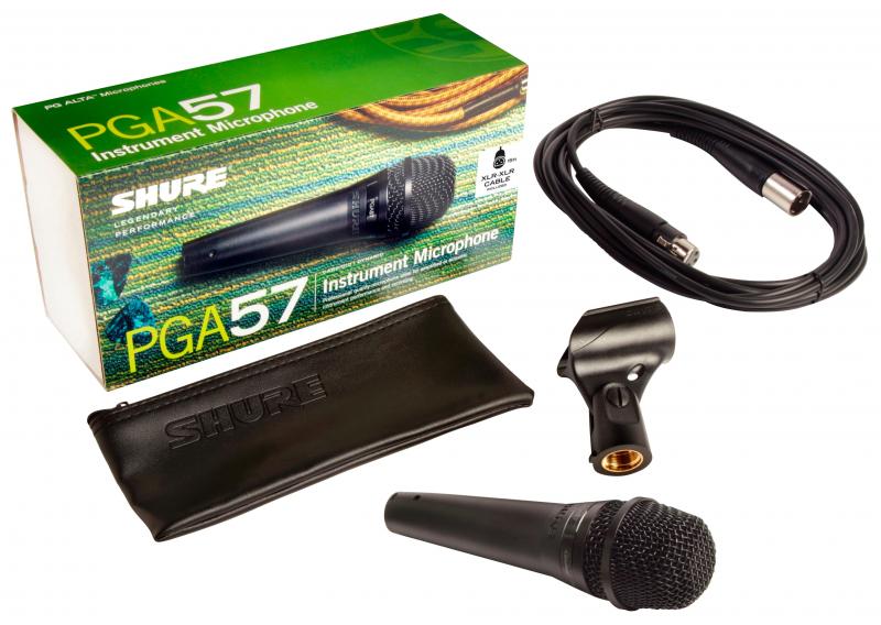 MICROFONO SHURE PGA57 DE INSTRUMENTO - 1