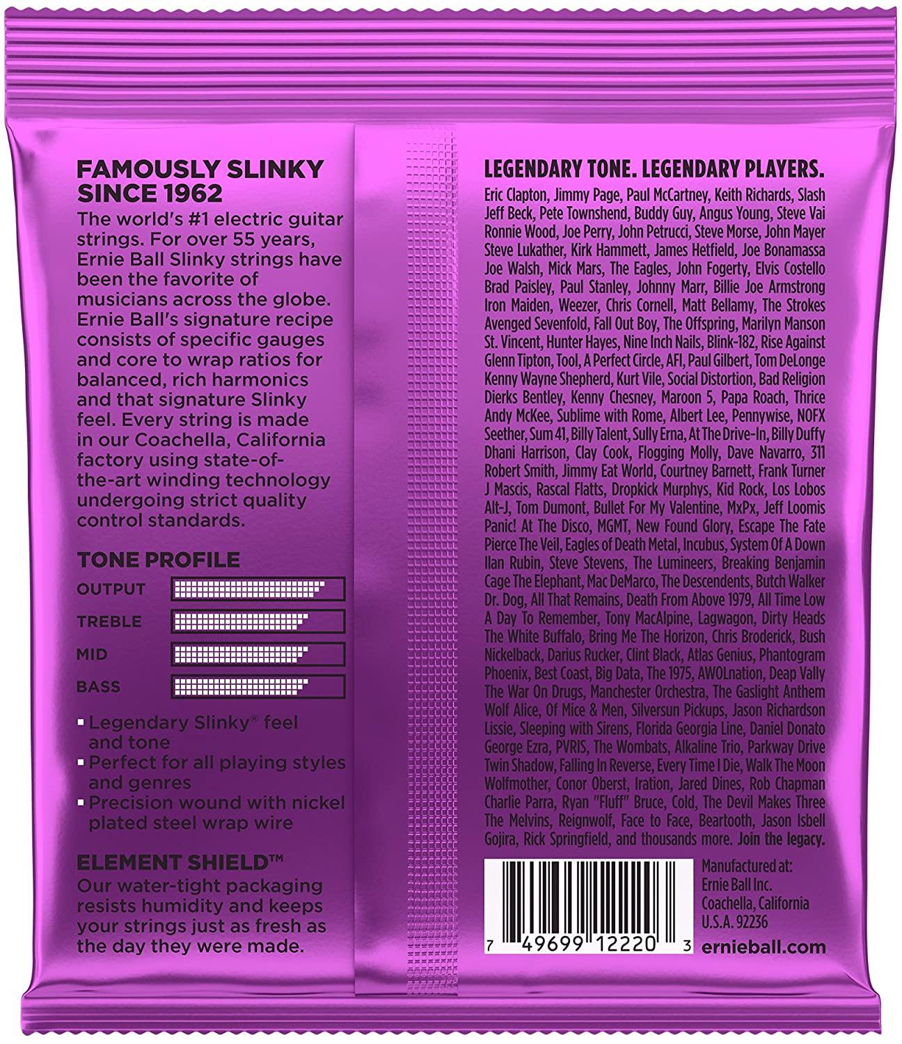 CUERDAS PARA GUITARRA ELECTRICA ERNIE BALL P02220 - 2
