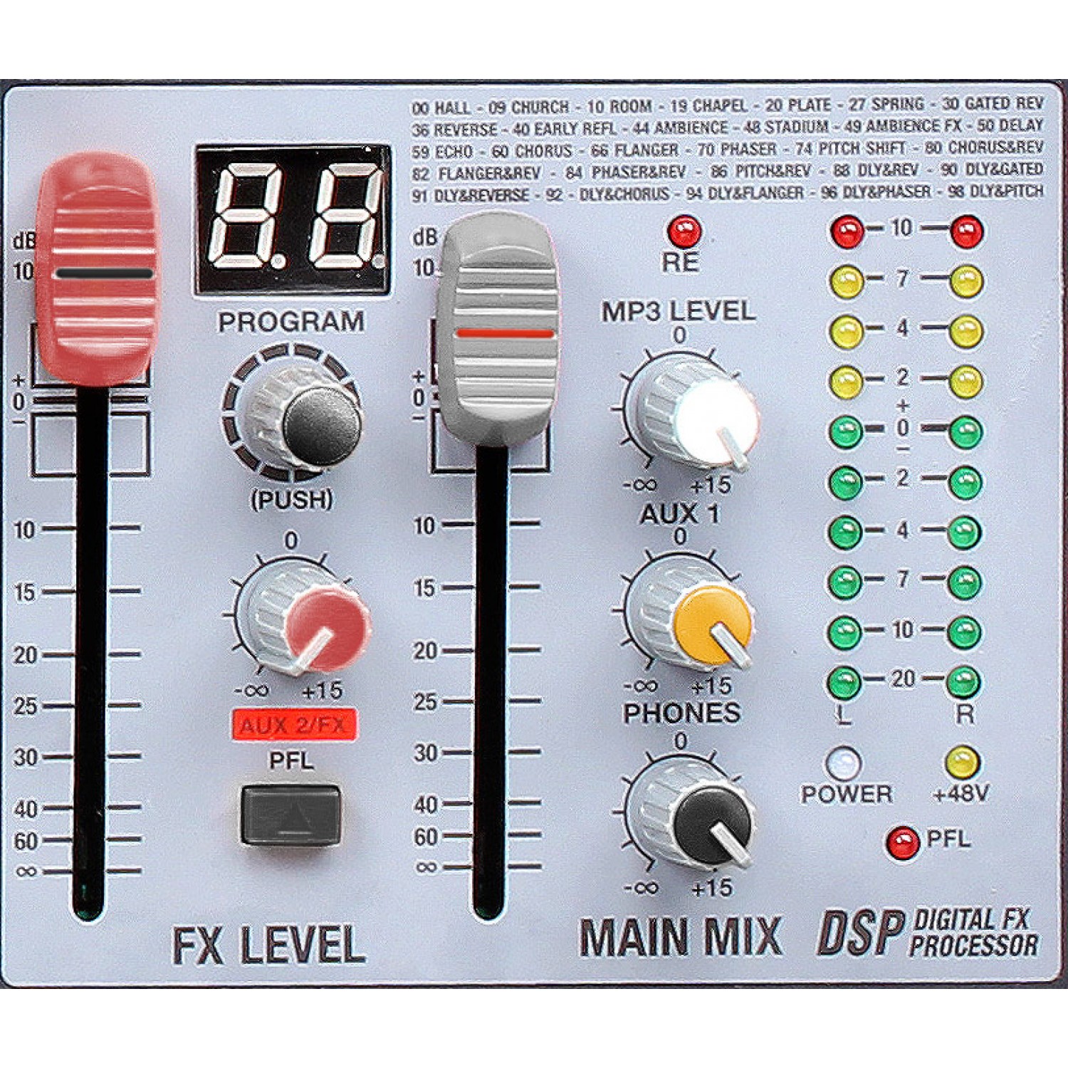 MIXER ANALOGO NOVIK NVK-1602FX - 4