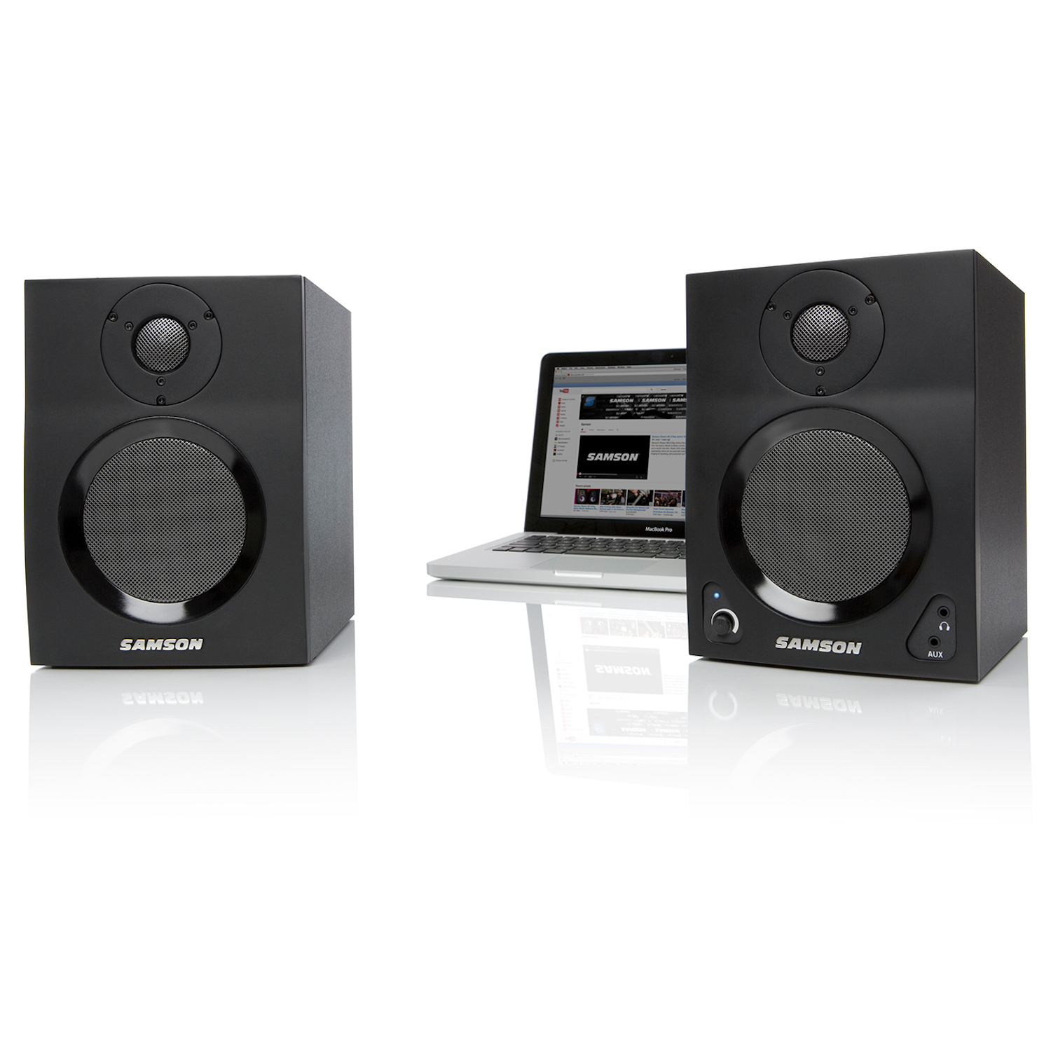 MONITOR SAMSON ACTIVO PAR BLUETOOTH MEDIAONE BT4 - 3