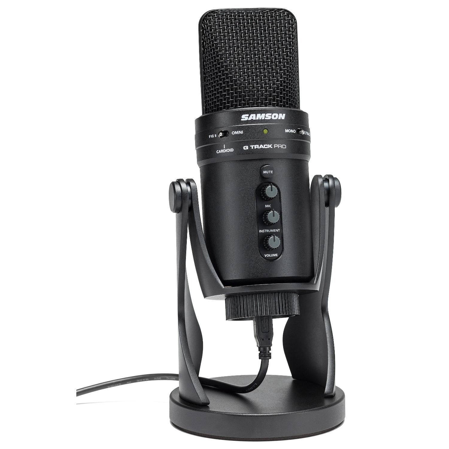 MICROFONO SAMSON G-TRACK PRO CONDENSADOR USB - 1