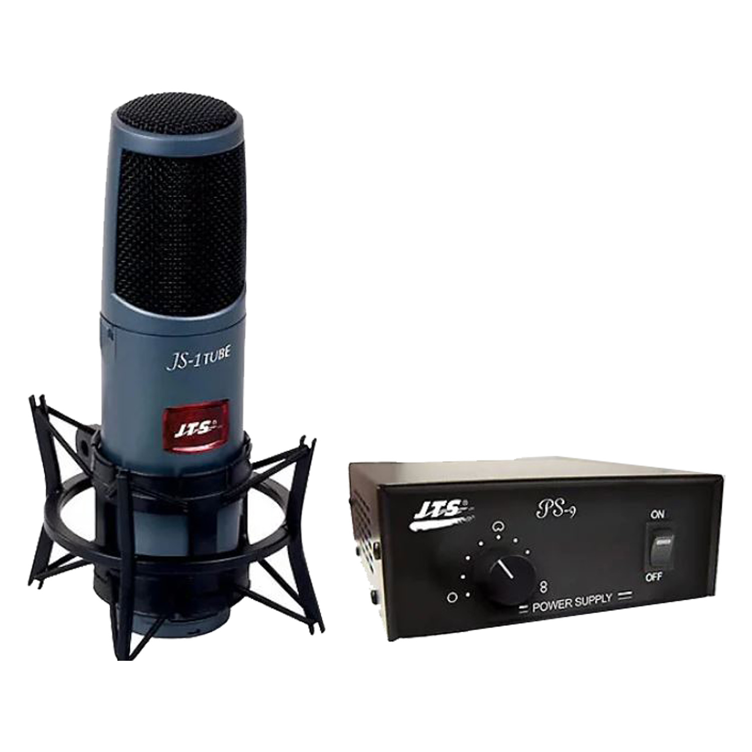 MICROFONO JTS JS-1TUBE+PS-9 CONDENSADOR XLR - 1
