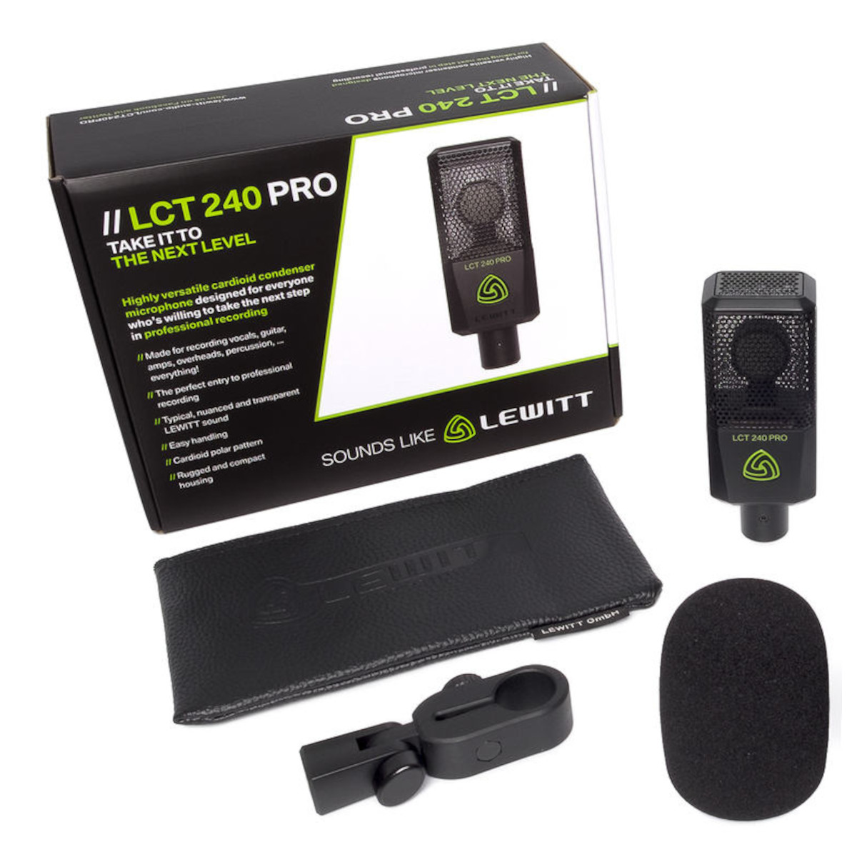 MICROFONO LEWITT LCT 240 PRO BLK CONDENSADOR - 4