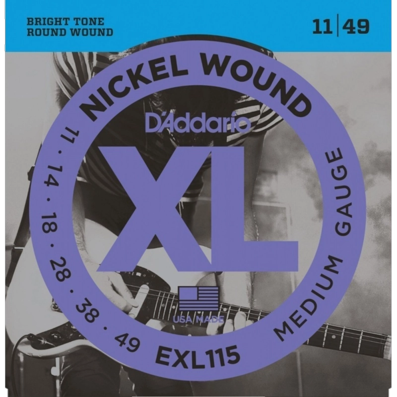 CUERDAS PARA GUITARRA ELECTRICA D'ADDARIO EXL115 - 1
