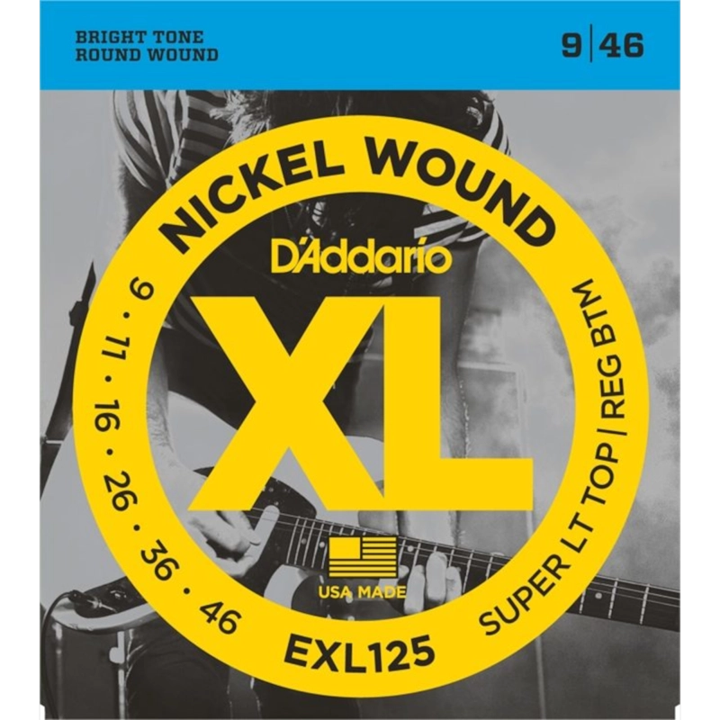 CUERDAS PARA GUITARRA ELECTRICA D'ADDARIO EXL125 - 1