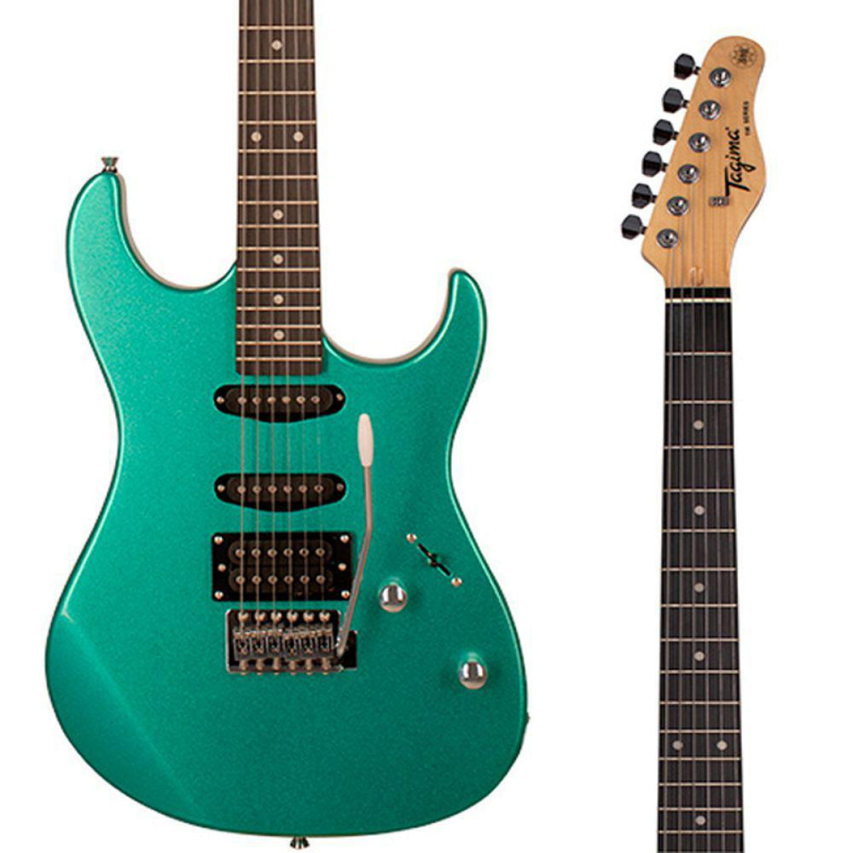 GUITARRA ELECTRICA TAGIMA TG-510 METALLIC SURF GREEN - 2