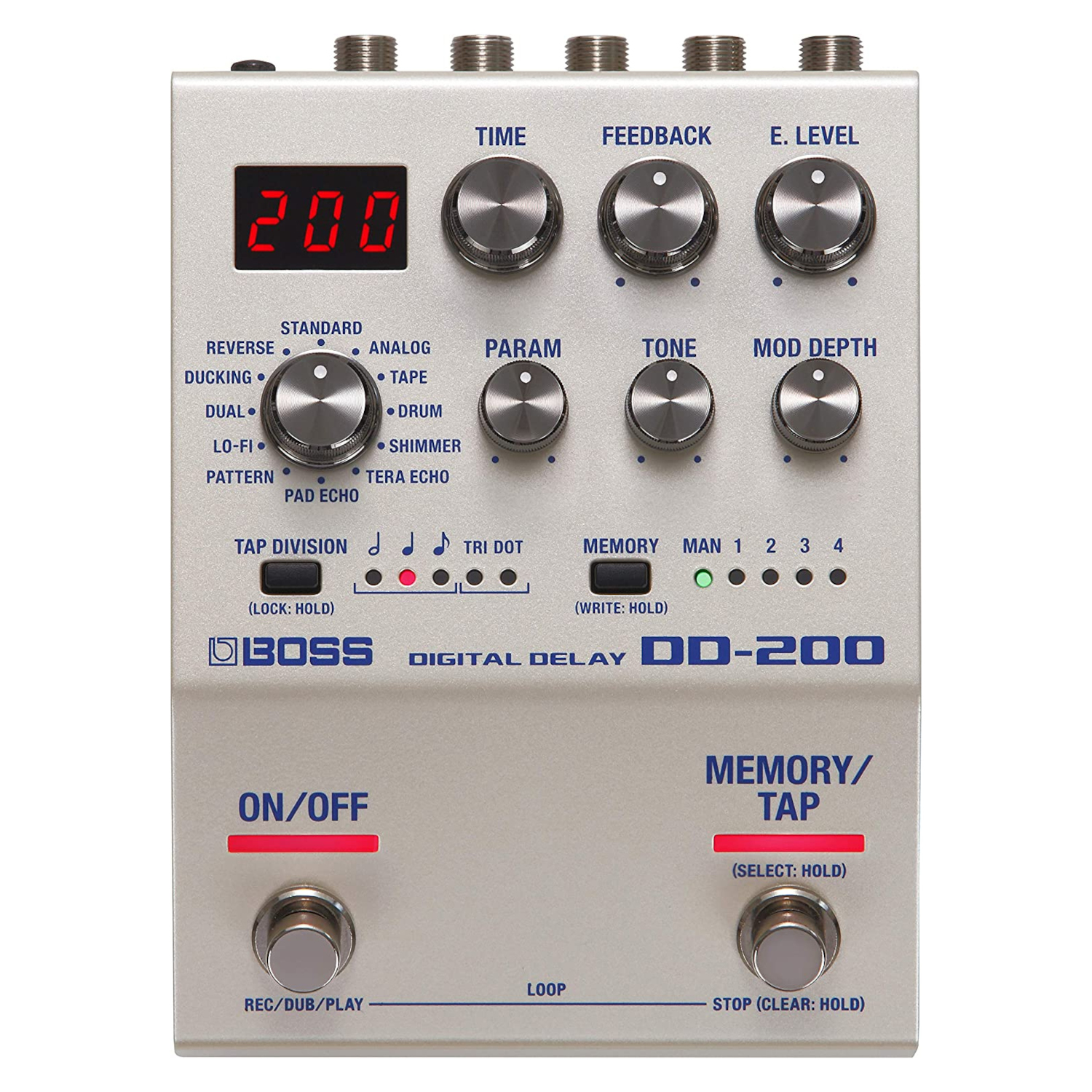 PEDAL DE EFECTO BOSS DD-200 DIGITAL DELAY - 1