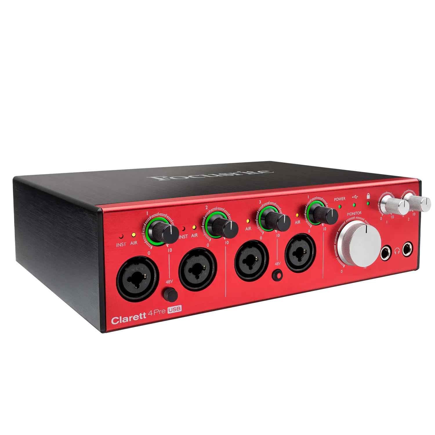 INTERFAZ FOCUSRITE AUDIO CLARETT 4PRE USB - 2