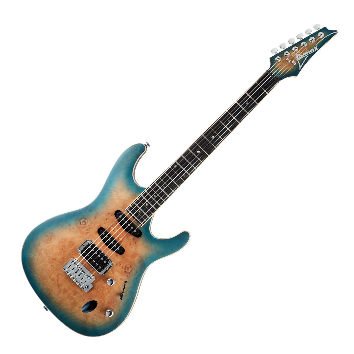 GUITARRA ELECTRICA IBANEZ SA460MBW SUNSET BLUE BURST - 1