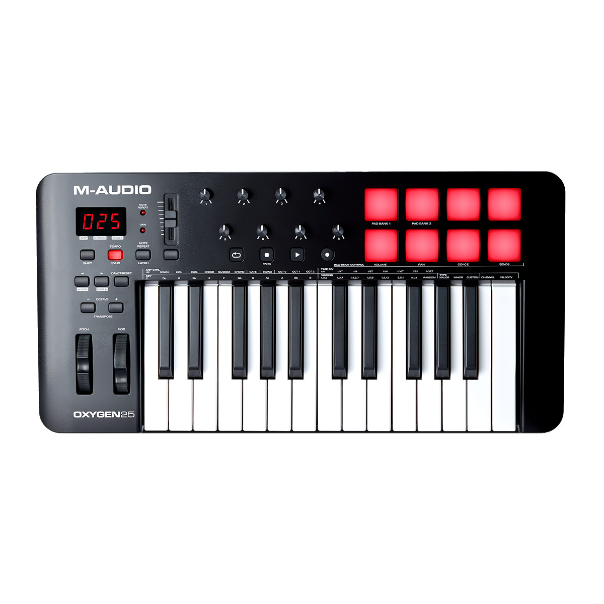 CONTROLADOR M-AUDIO MIDI OXYGEN 25 MKV - 1