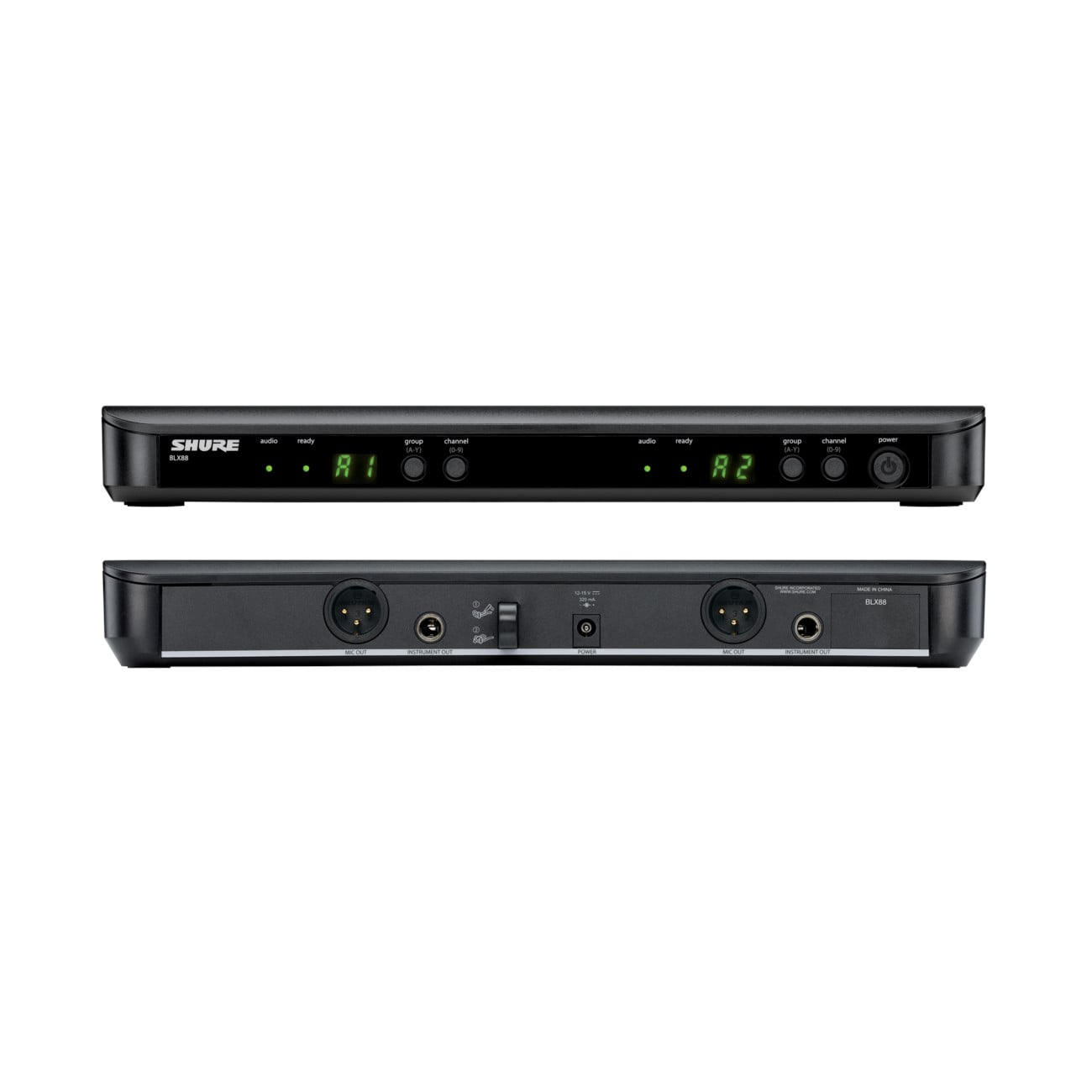 SISTEMA INALAMBRICO SHURE BLX188/CVL-H9 SOLAPA DUAL - 4