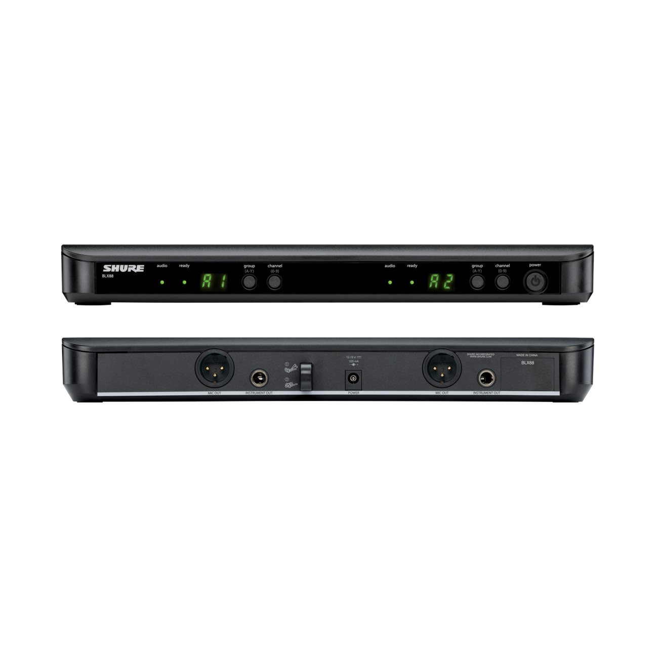 SISTEMA INALAMBRICO SHURE BLX188/CVL-K12 SOLAPA DUAL - 4