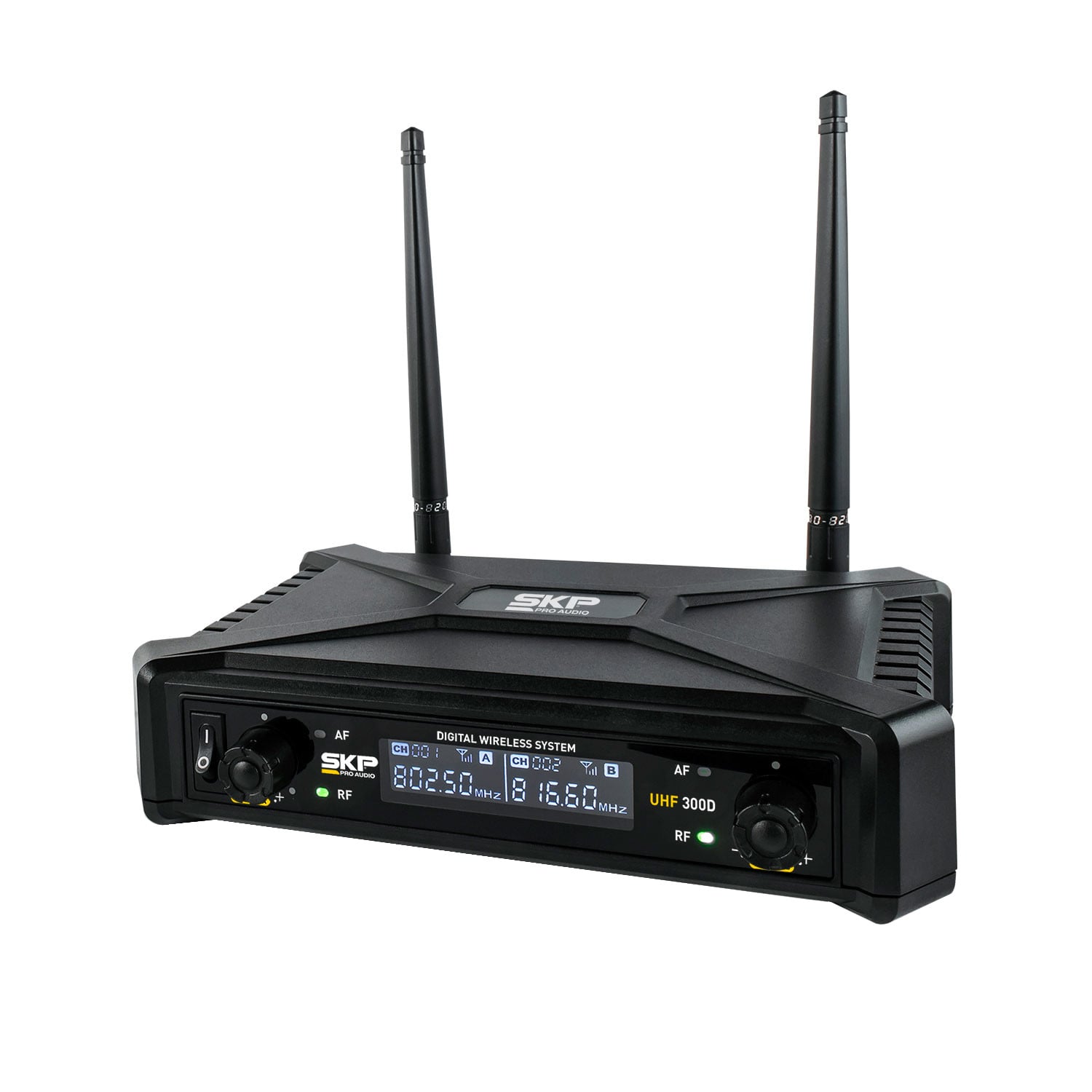 SISTEMA DOBLE SKP UHF-300D INALAMBRICO DE MANO - 3