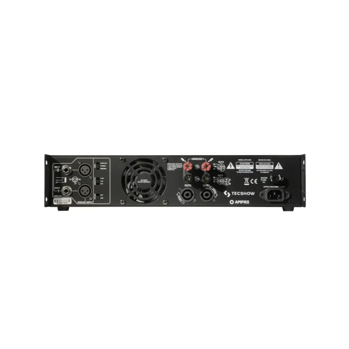 AMPLIFICADOR DE POTENCIA TECSHOW APX-II 800 - 3
