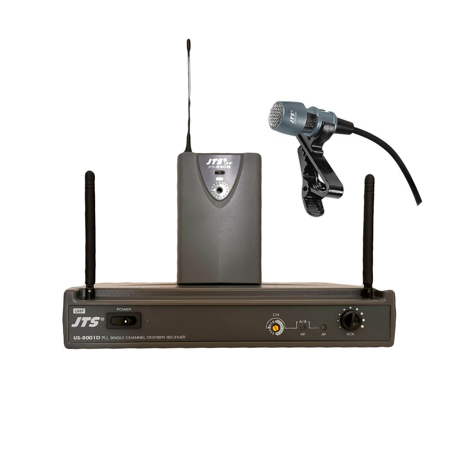 SISTEMA INALAMBRICO JTS US-8001D/PT-850B+CM-501 SOLAPA - 1