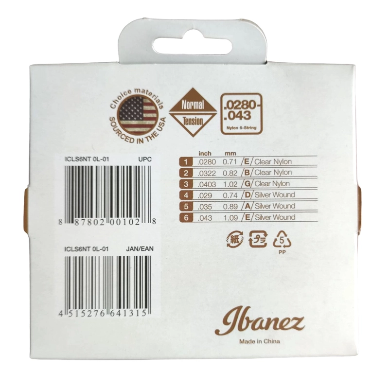 CUERDAS GUITARRA CLASICA IBANEZ ICLS6NT - 2