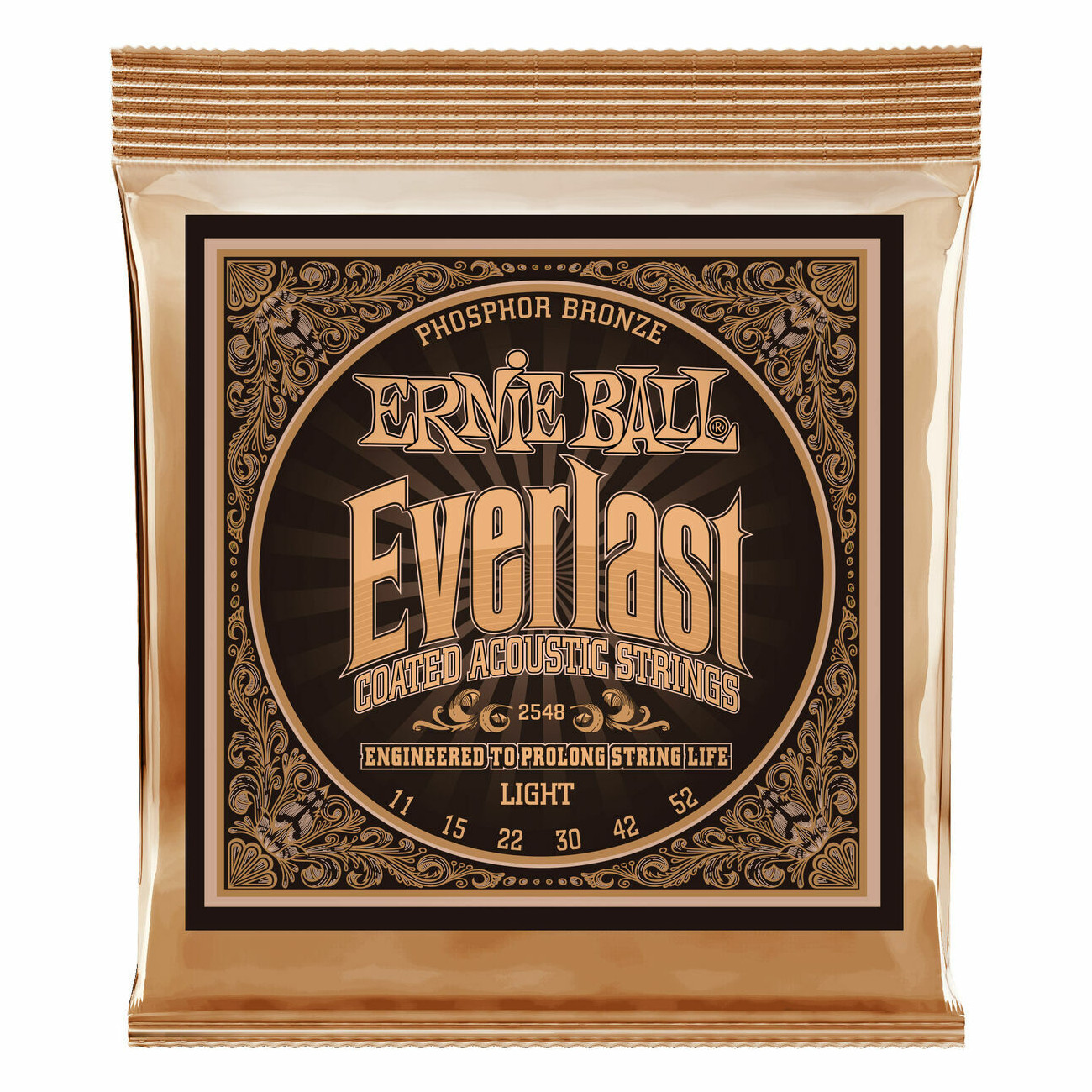CUERDAS METALICAS ERNIE BALL GUITARRA ACUSTICA P02548 - 1